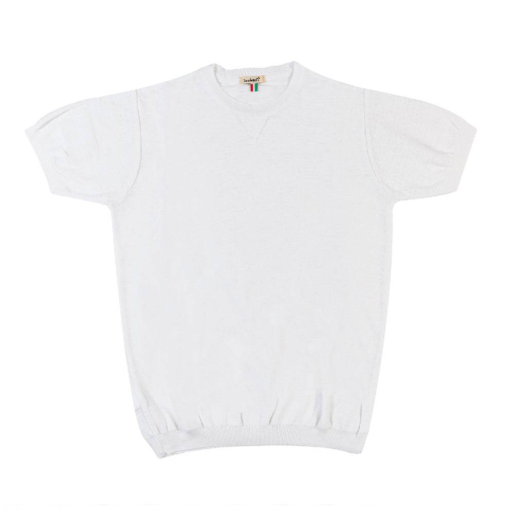 Nupkeet T-shirt tricot bianca Fano