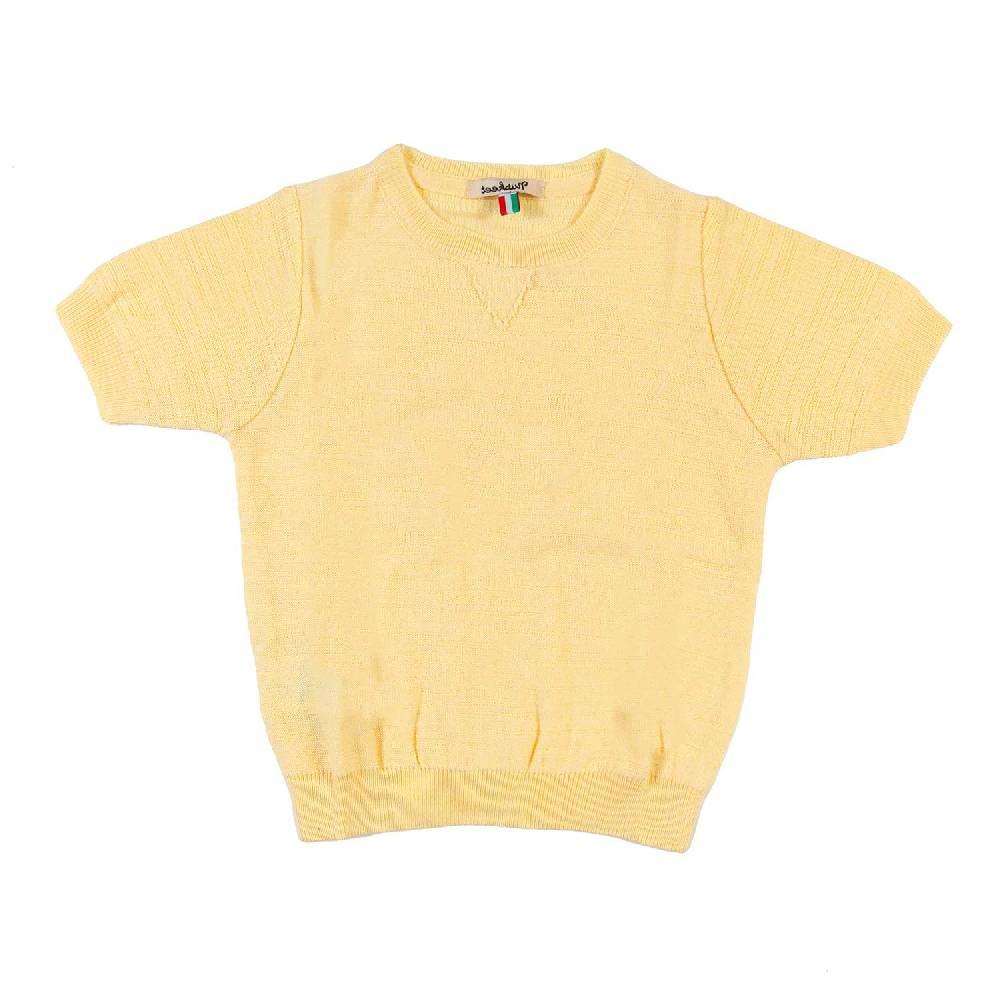 Nupkeet T-shirt tricot giallo banana Fano