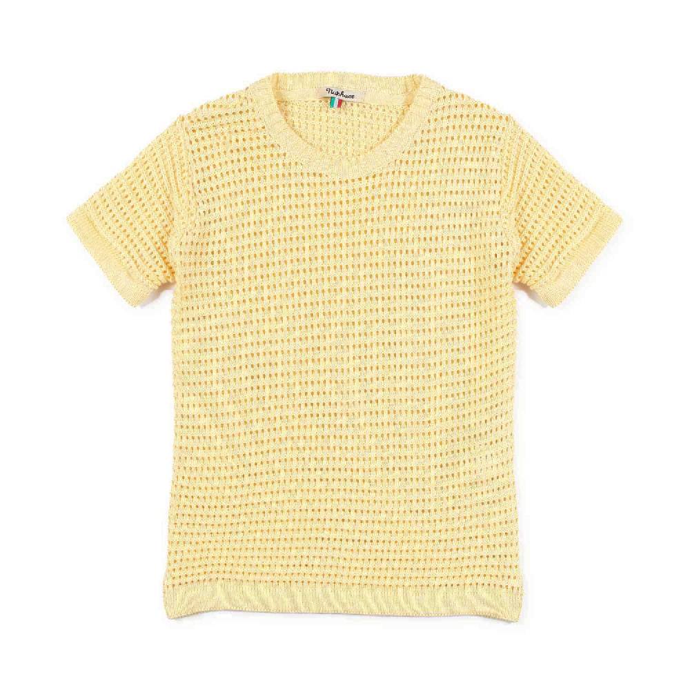 Nupkeet T-shirt tricot giallo banana Monza