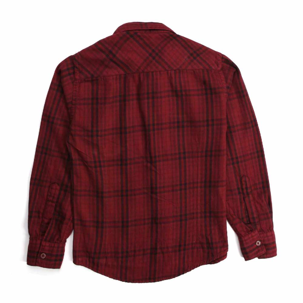 Nupkeet Talpa Bordeaux – Camicia In Flanella Tartan