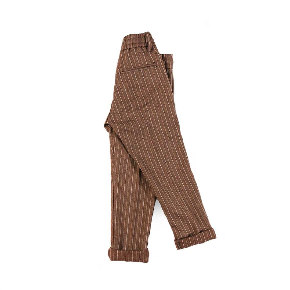 Nupkeet Pantalone Con Coulisse In Panno Spinato – Torrei