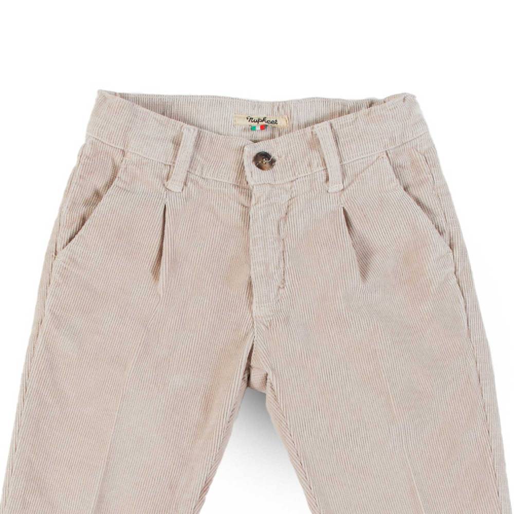 Nupkeet Pantalone Con Pinces In Velluto Operato Stretch – Vattern