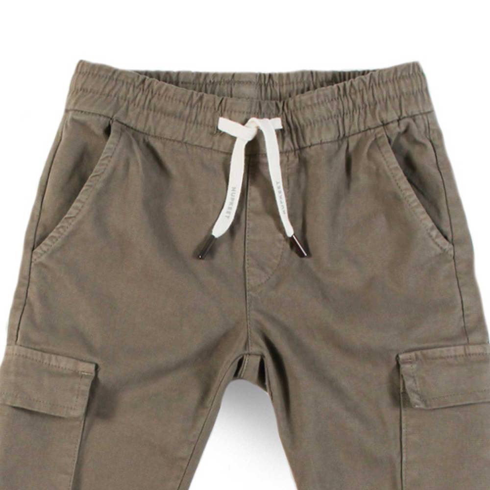 Nupkeet Pantalone Con Tasconi E Coulisse In Operato Stretch – Toblino