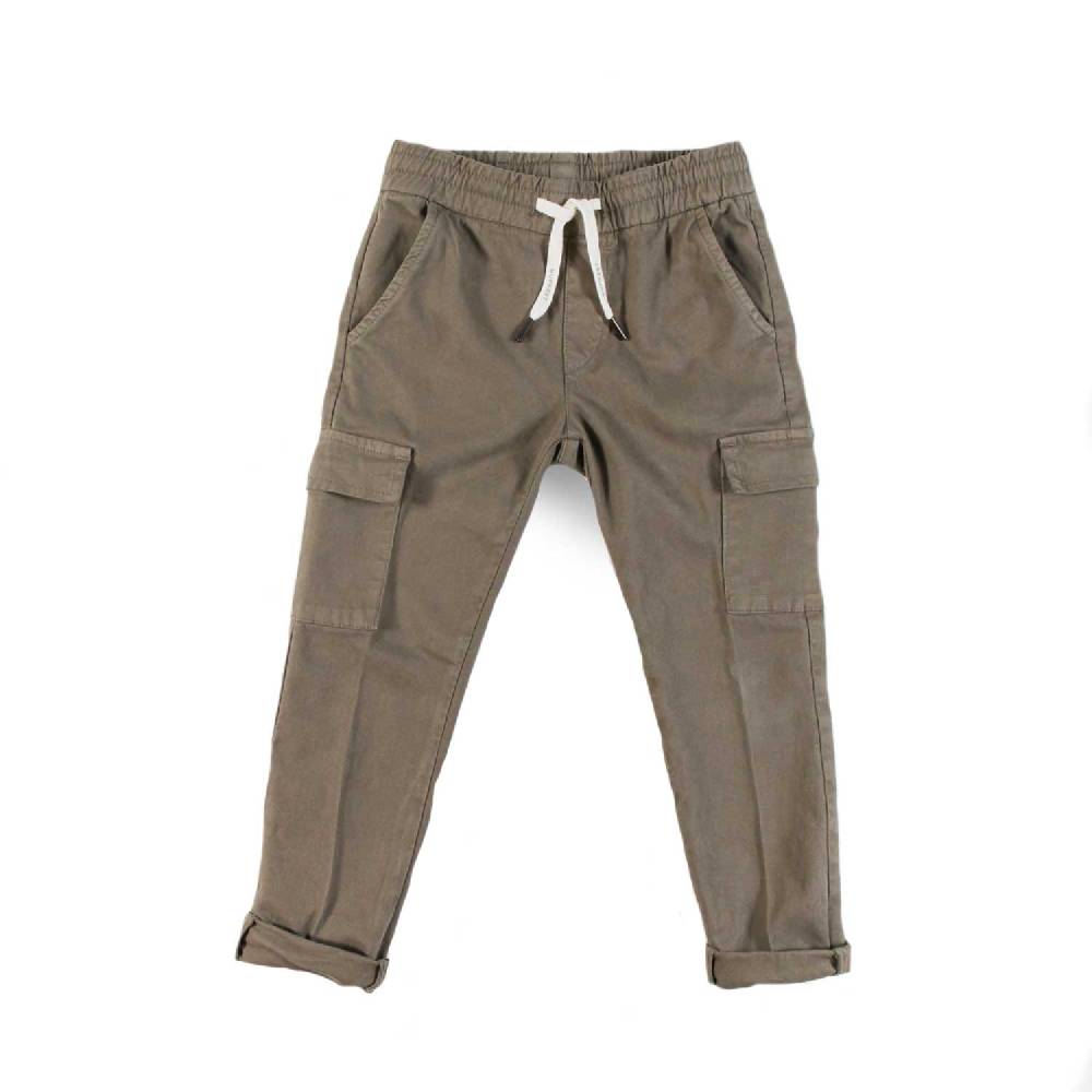 Nupkeet Pantalone con Tasconi e Coulisse in Operato Stretch – Toblino