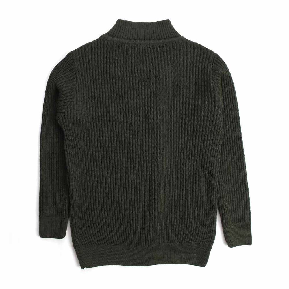 Nupkeet Passero Verde Militare – Giacca In Tricot Costa Inglese
