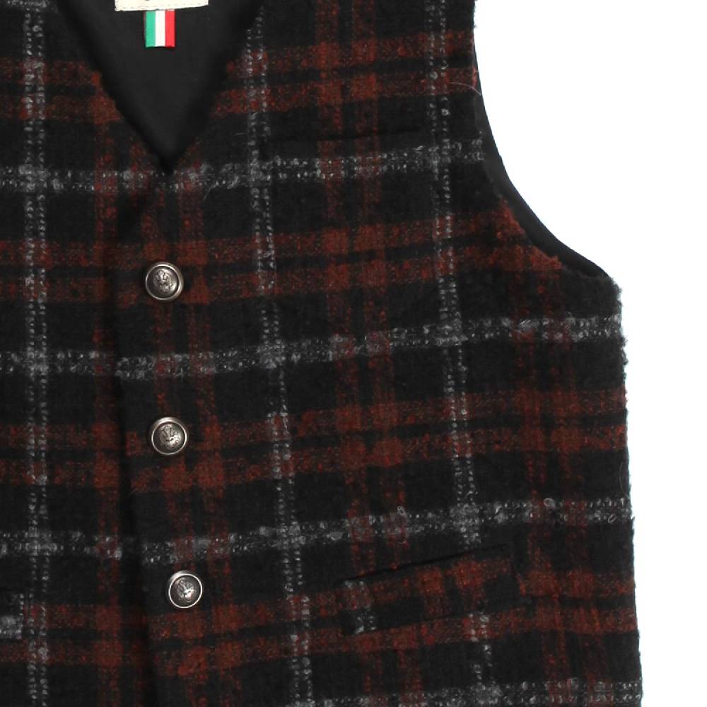 Nupkeet Rapace Mattone – Gilet A Quadri Bambino E Teenager