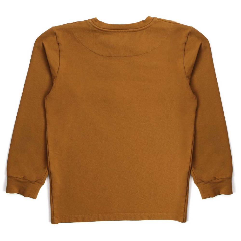 Nupkeet Scimmia Ocra – T-shirt A Manica Lunga Bambino E Teen