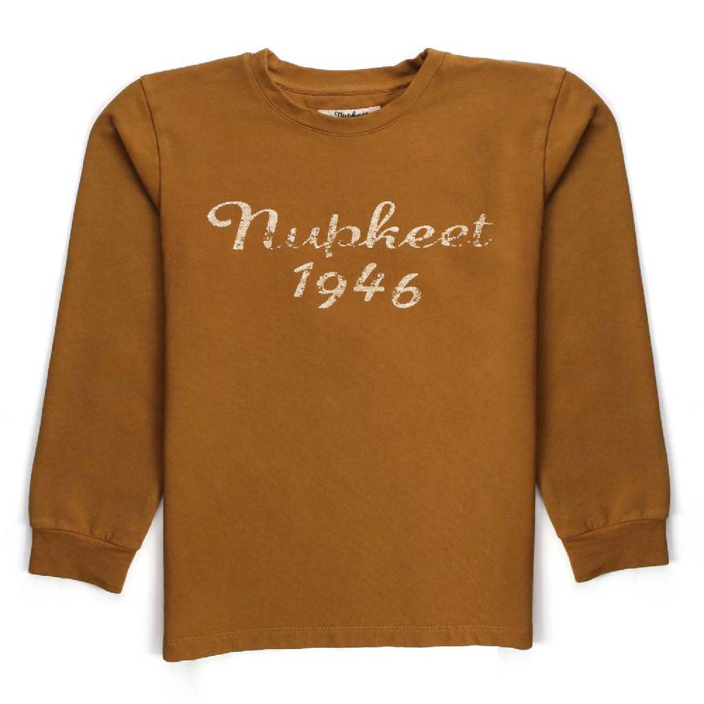 Nupkeet Scimmia Ocra – T-shirt a manica lunga bambino e teen