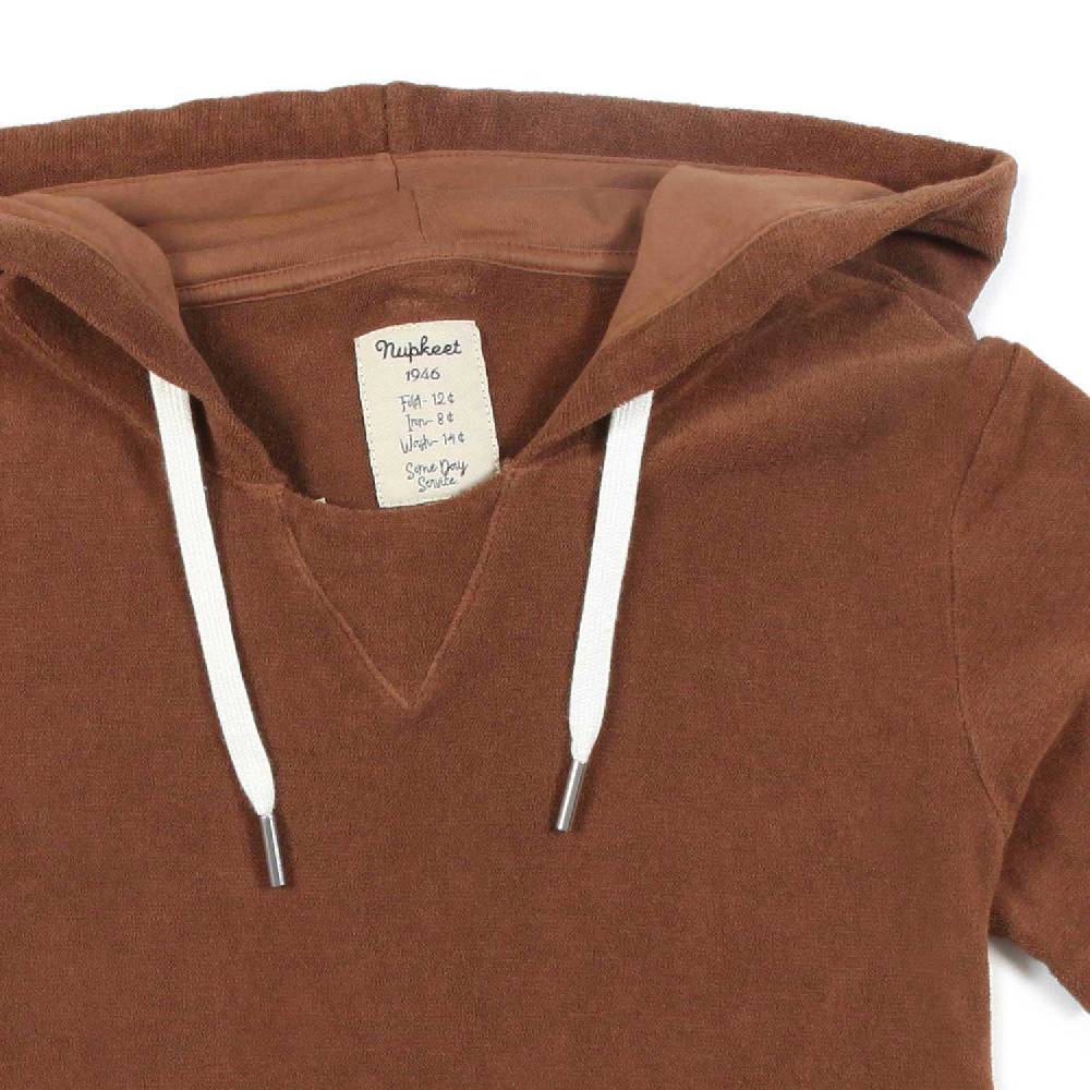 Nupkeet T-shirt Marrone Cacao Con Cappuccio Firenze