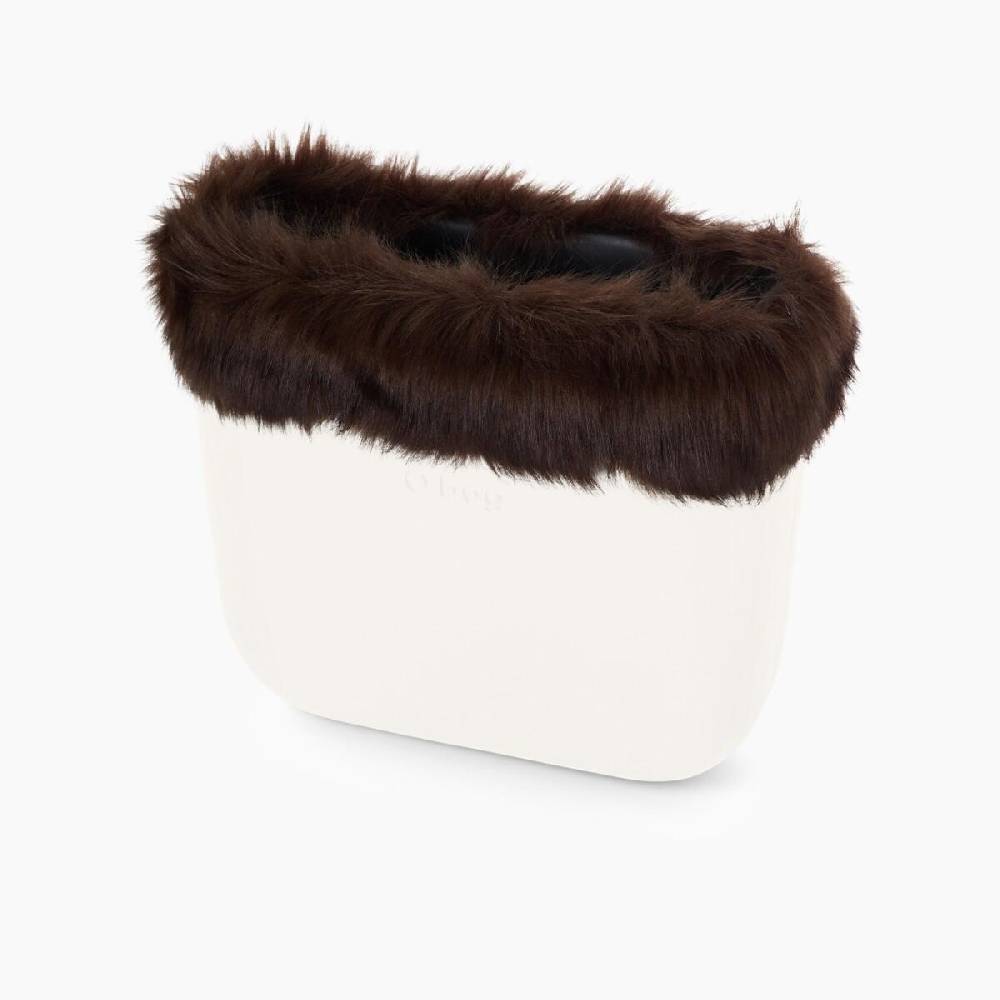 Bordo O bag mini fibra sintetica volpe testa di moro