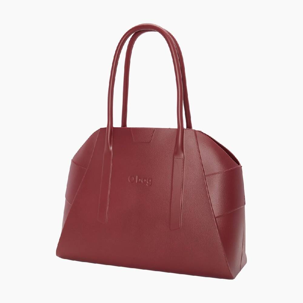 Borsa O bag unique bordeaux