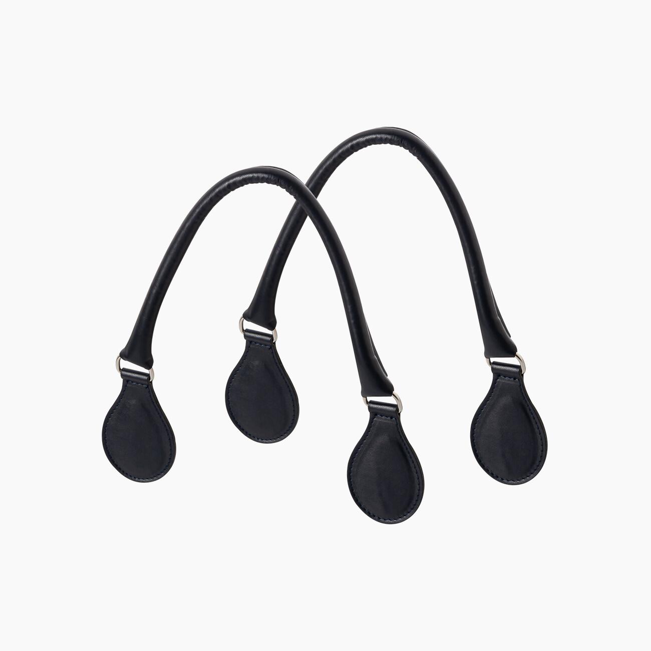 Micro manico tubolare blu navy con goccia