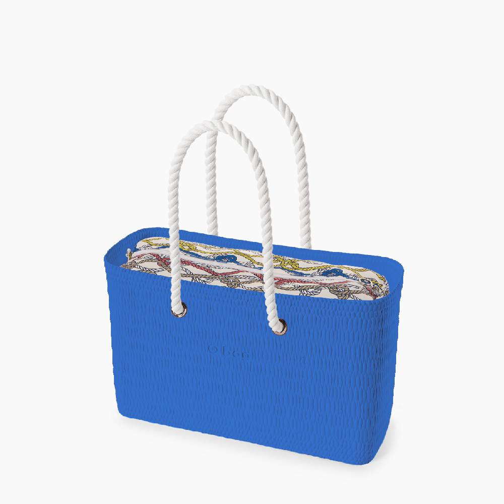 O bag beach marina e bianco nodi