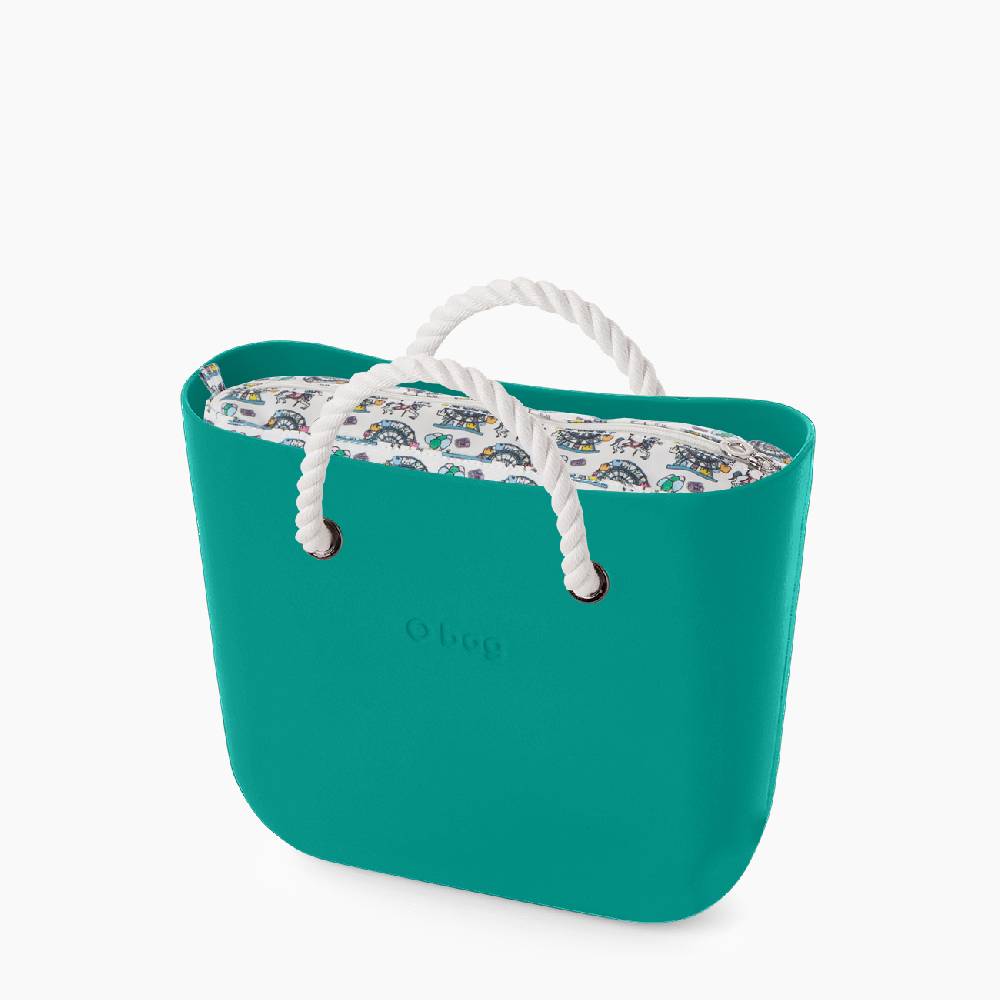 O bag mini blue grass luna park