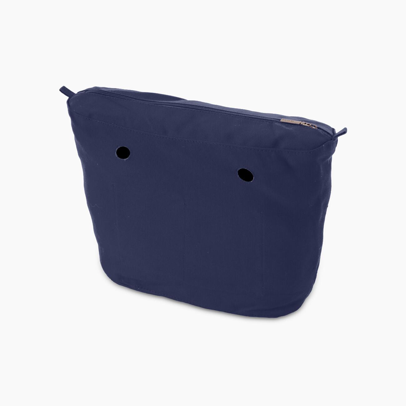 Sacca interna blu tela O bag mini