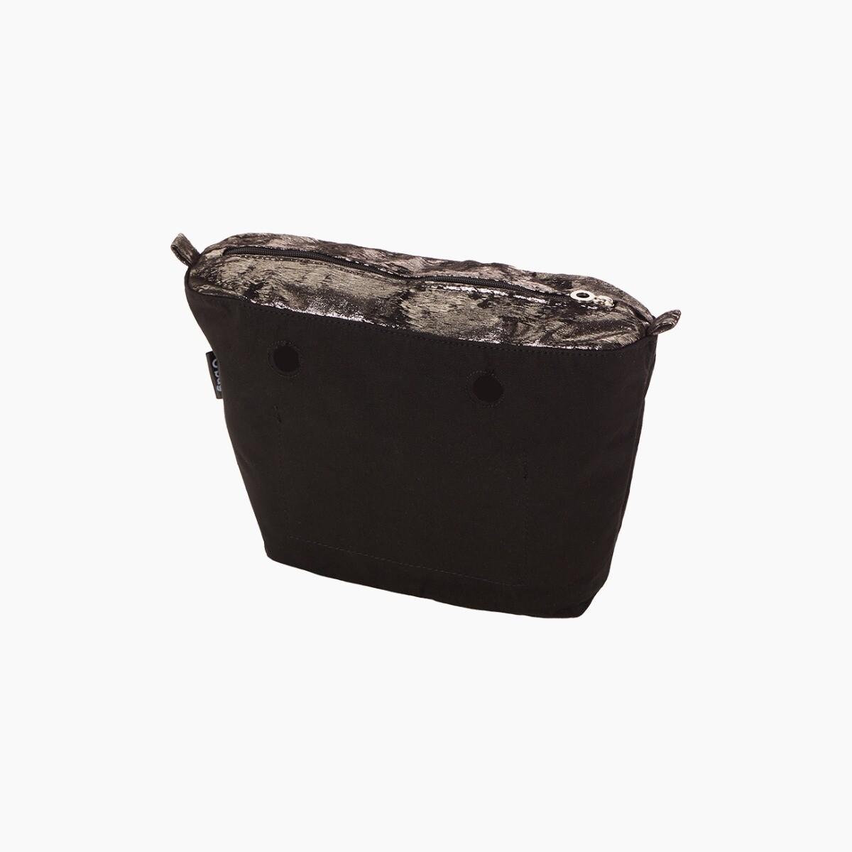 Sacca interna O bag mini dune metal nero