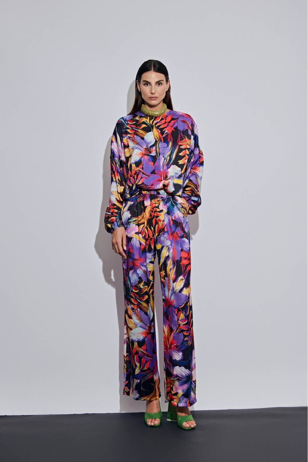 Odì Odì ENSLEY240S403 PANTALONI FIORE MULTICOLORE 1494