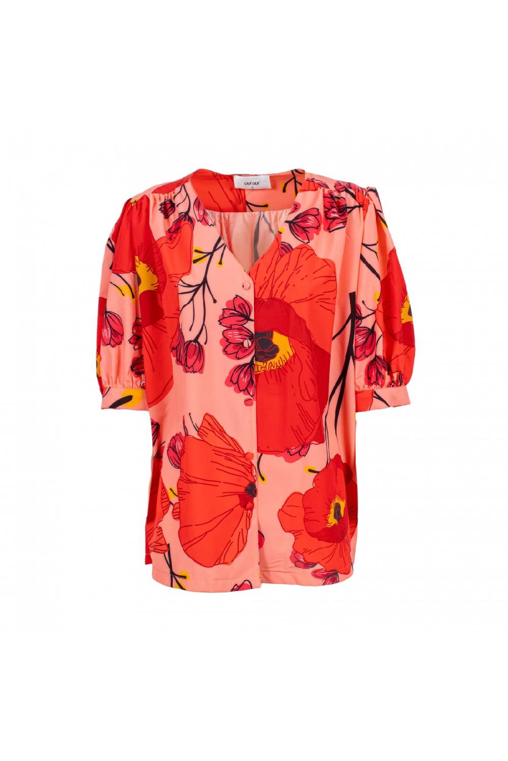 Odì Odì ERNY 250S406 CAMICIE E BLUSE FIORE ROSA/ROSSO 3471