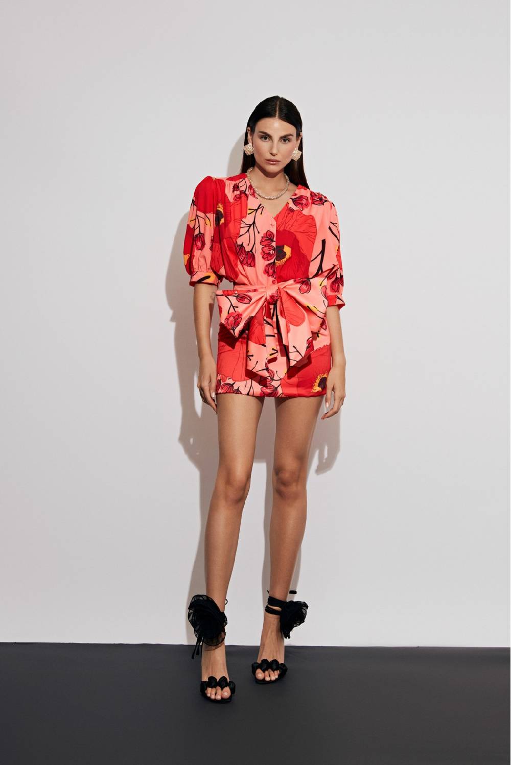 Odì Odì ETNA 010S406 GONNE FIORE ROSA/ROSSO 3471