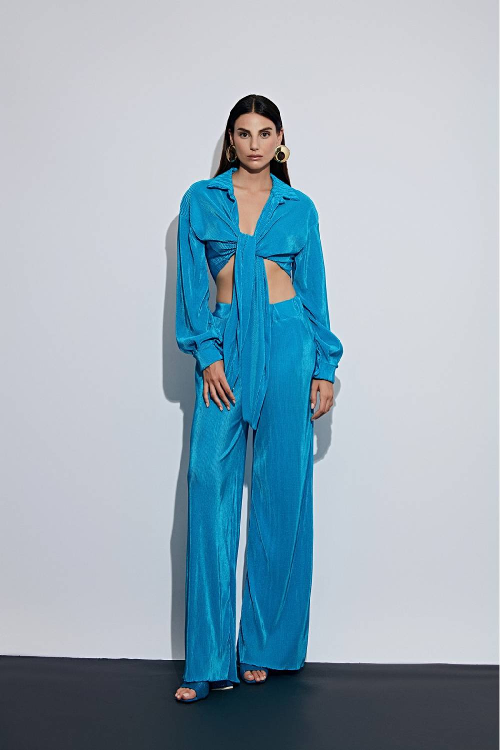 Odì Odì PALAIA240S48C PANTALONI AZZURRO