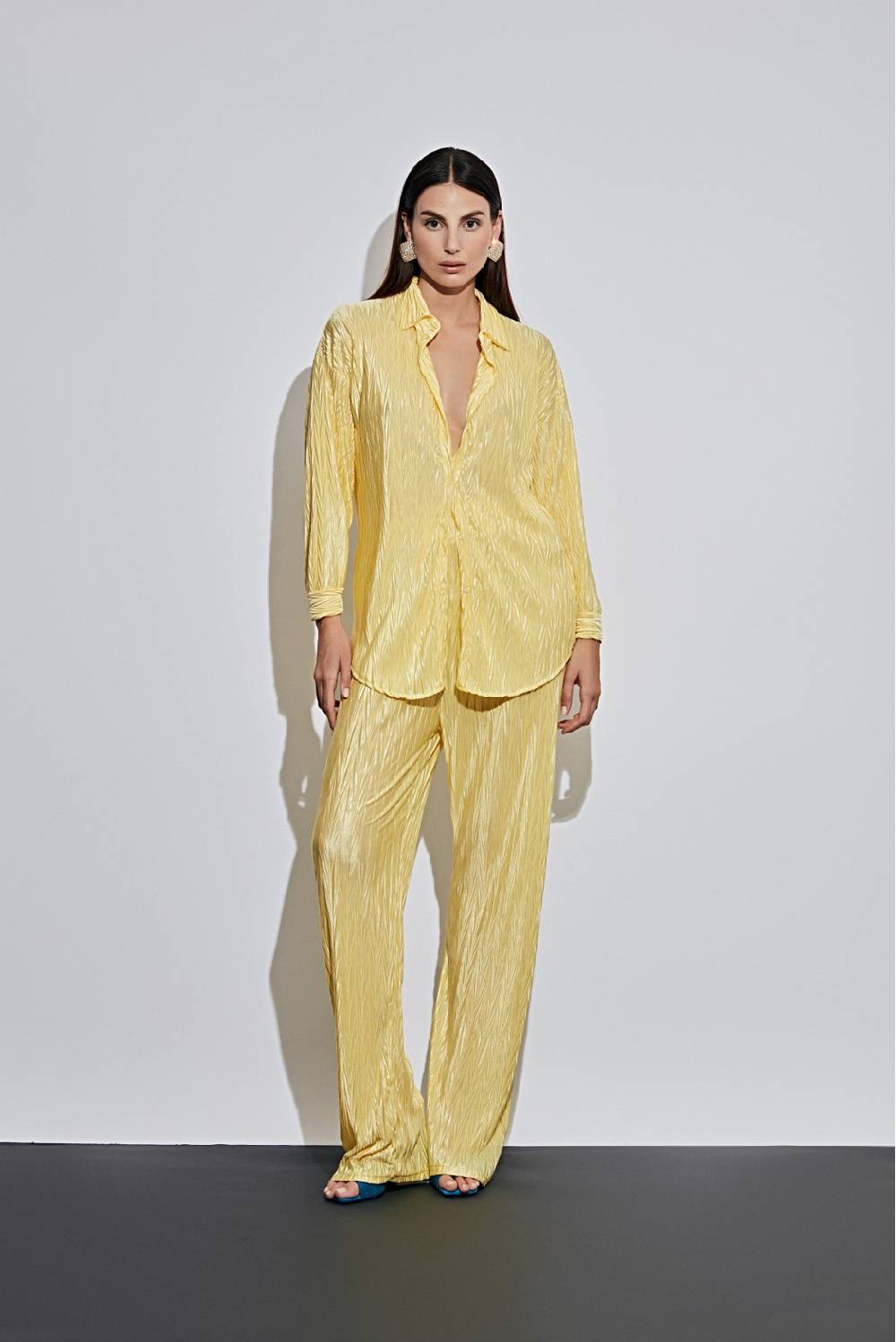 Odì Odì PORTOFINO 250S4D9 CAMICIE e BLUSE GIALLO