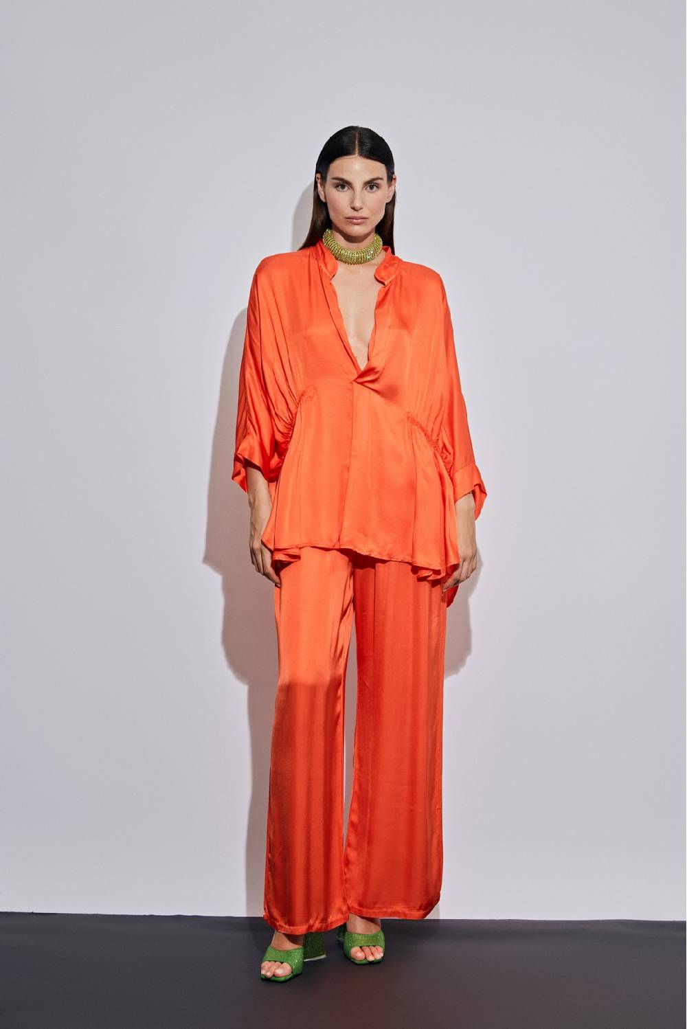 Odì Odì RAVELLO 240S4C0 PANTALONI ARANCIO