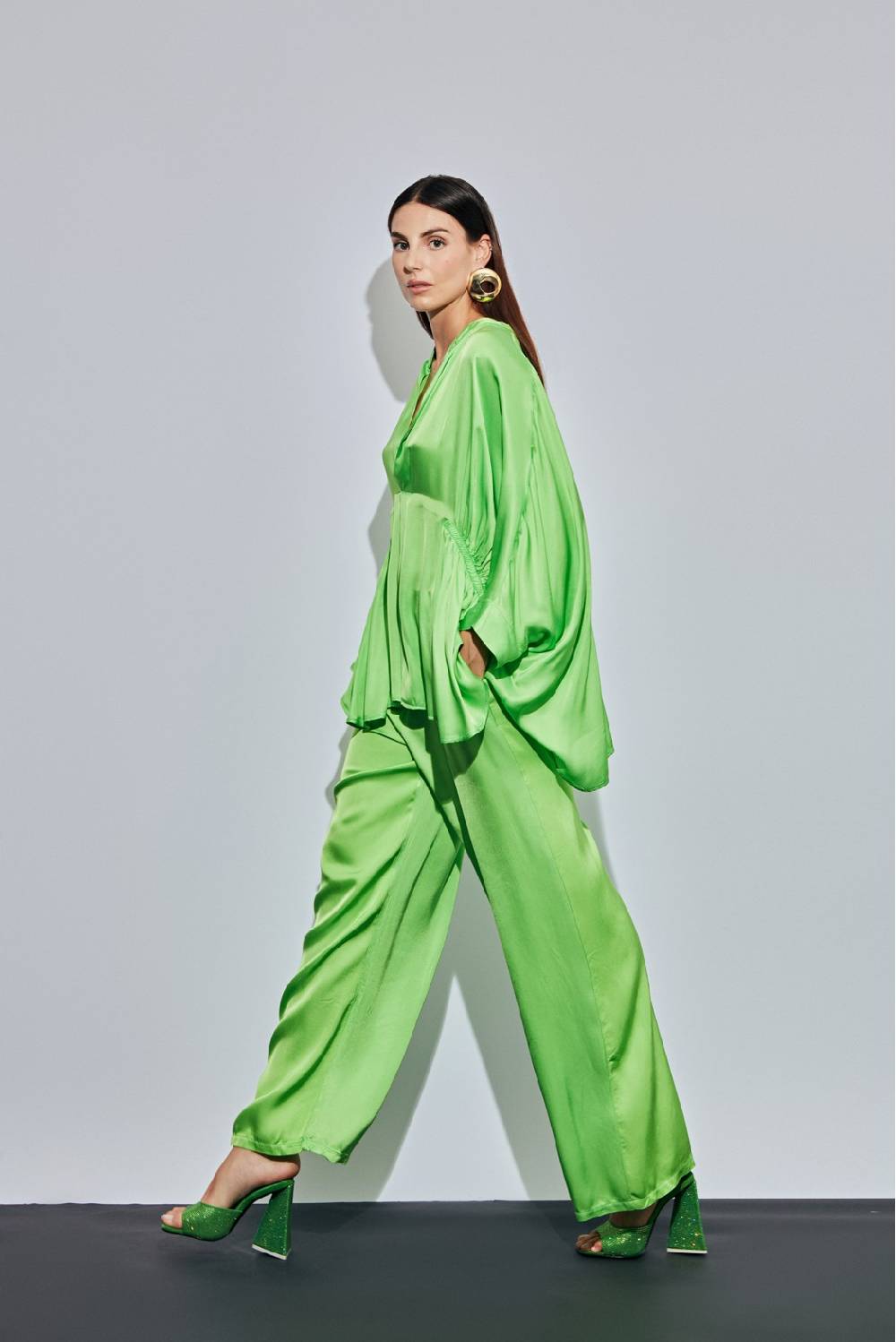 Odì Odì RAVELLO 240S4F2 PANTALONI VERDE