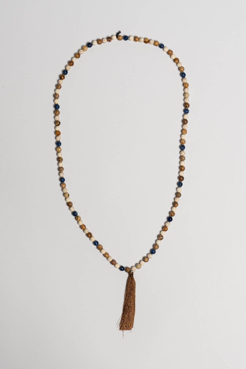 Officina 36 Collana di pietre dure sabbia con nappina