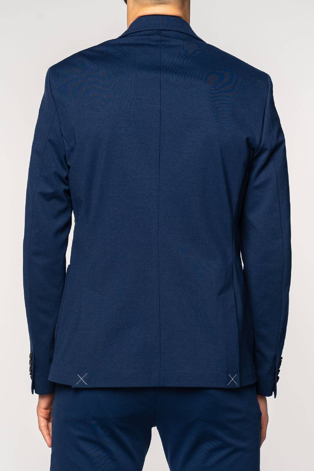 Officina 36 Giacca In Tessuto Punto Milano Color Denim