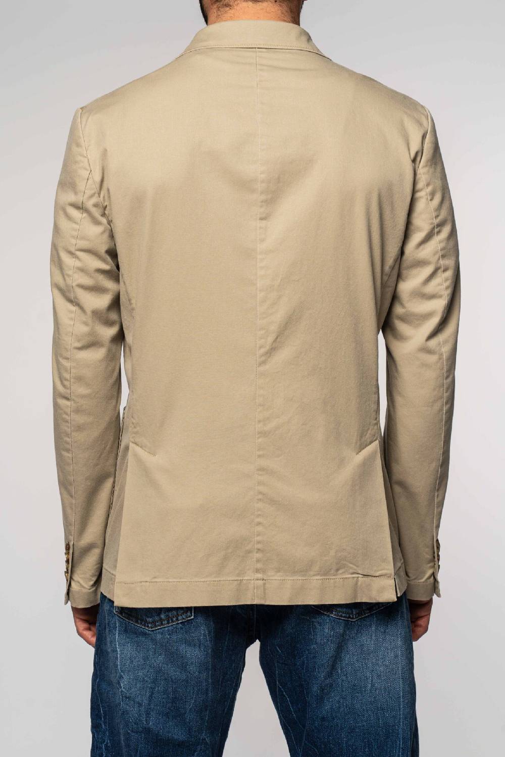 Officina 36 Giacca In Gabardina Delavè Beige