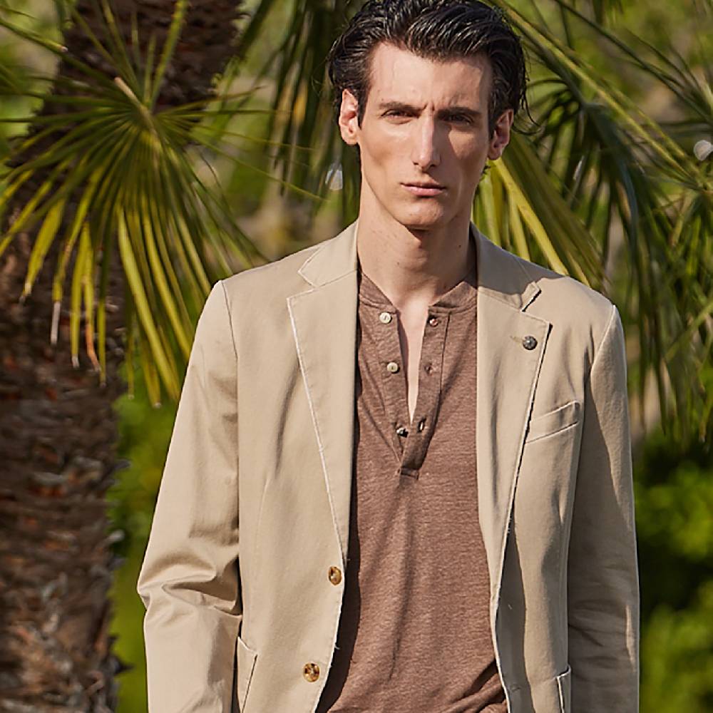 Officina 36 Giacca In Gabardina Delavè Beige