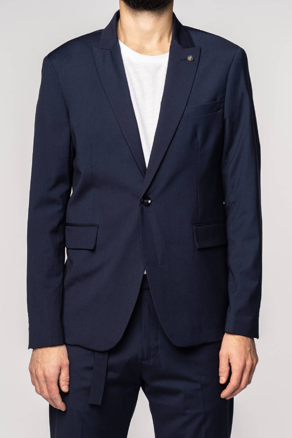 Officina 36 Giacca in tessuto tecnico blu