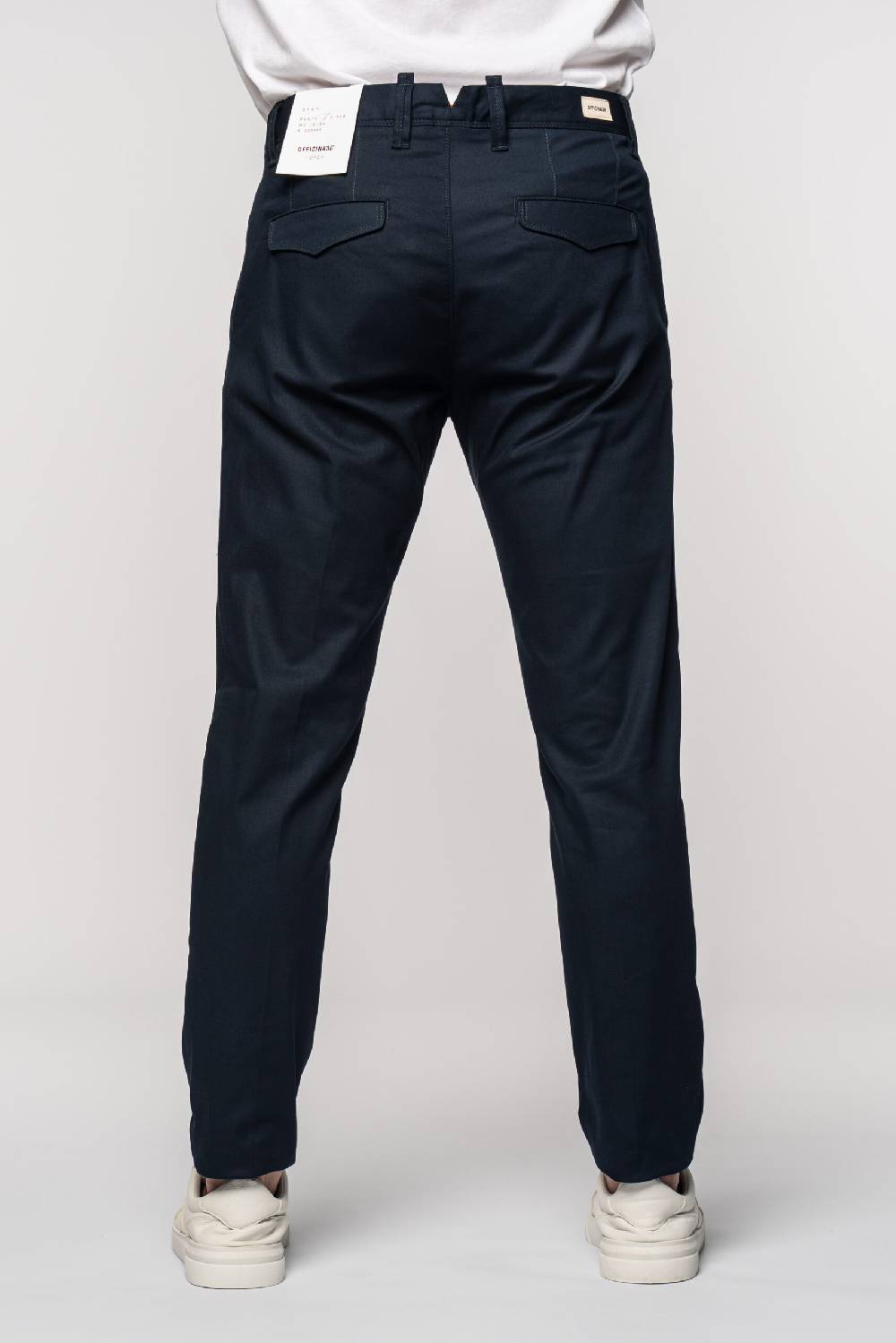 Officina 36 Pantaloni In Gabardina Blu