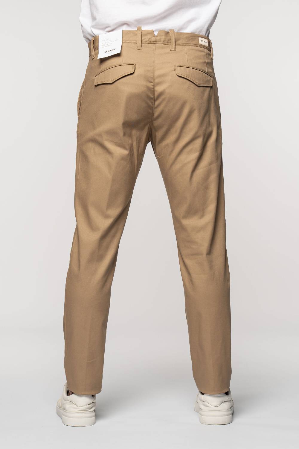 Officina 36 Pantaloni In Gabardina Sabbia