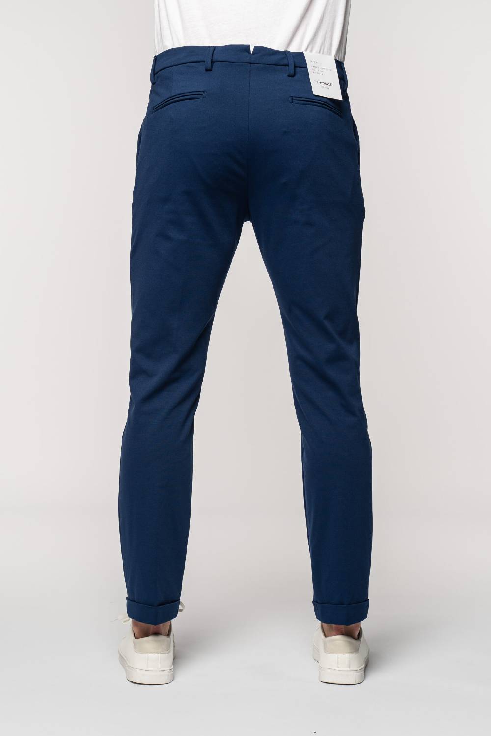 Officina 36 Pantaloni In Punto Milano Color Denim