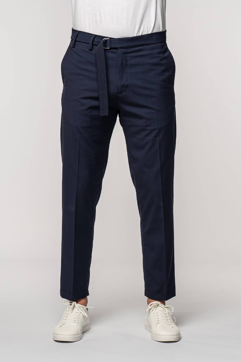 Officina 36 Pantaloni in tessuto tecnico blu