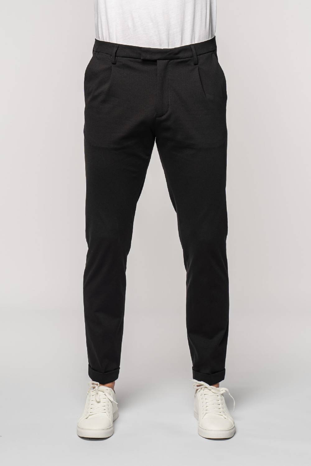 Officina 36 Pantaloni neri in punto milano