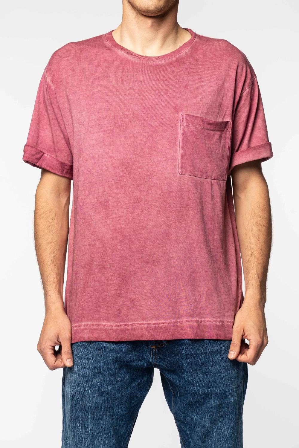 Officina 36 T-shirt in jersey color cipolla