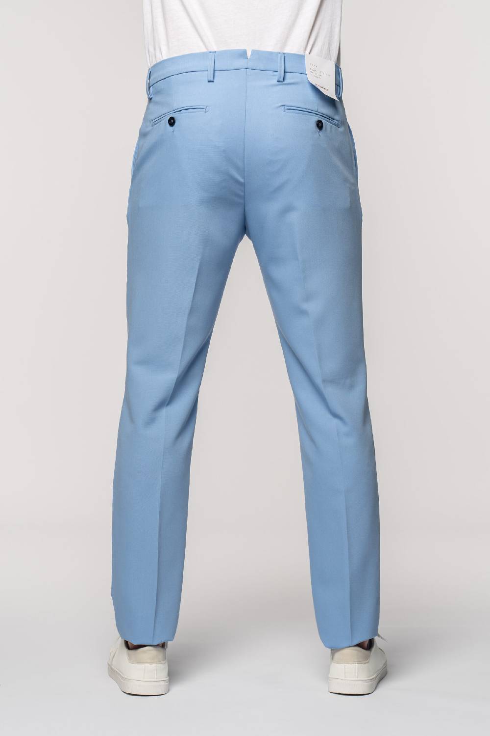 Officina 36 Pantaloni In Tessuto Tecnico Color Cielo