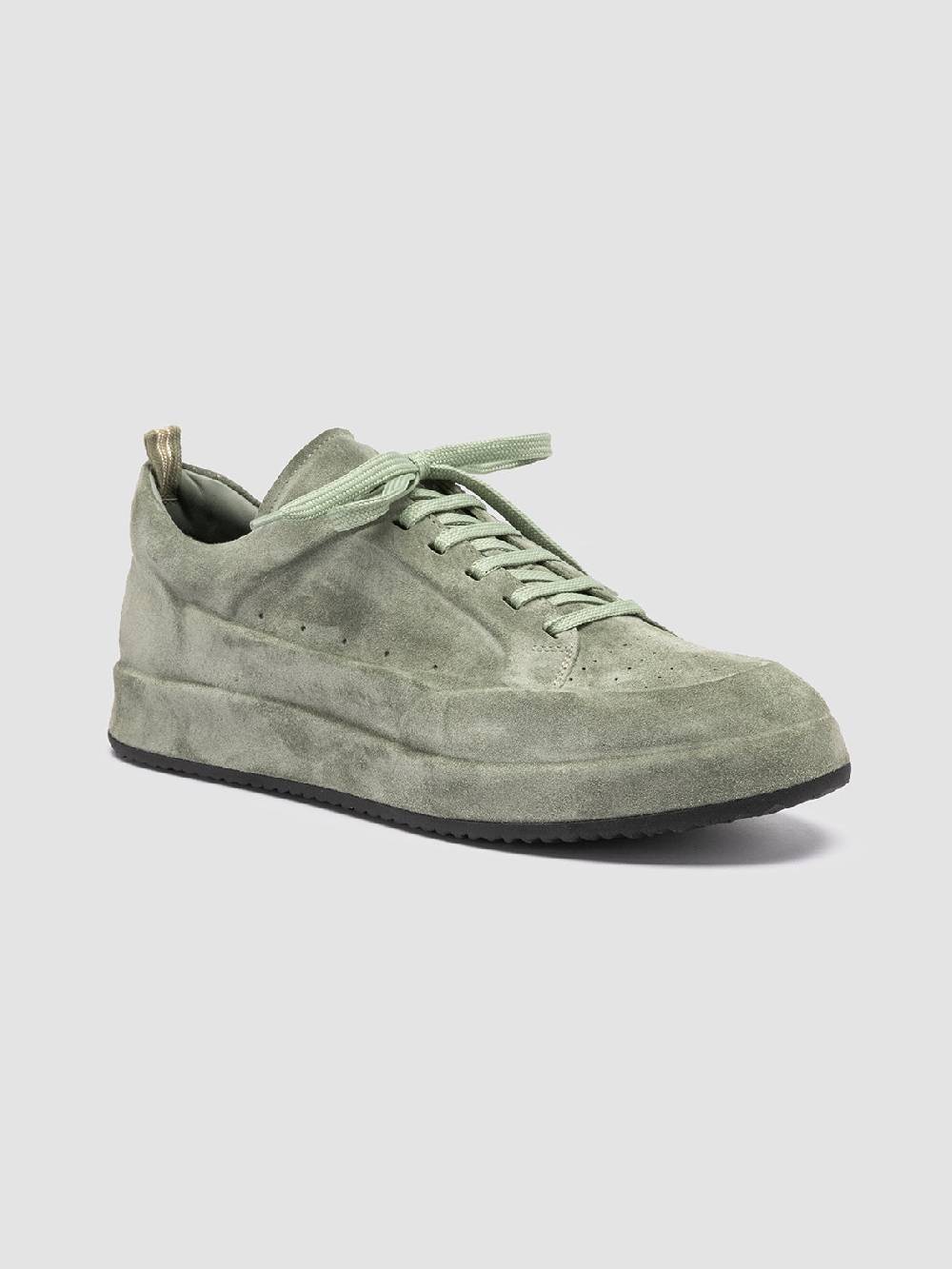 Officine Creative ACE 016 Sneaker In Pelle Scamosciata Verde