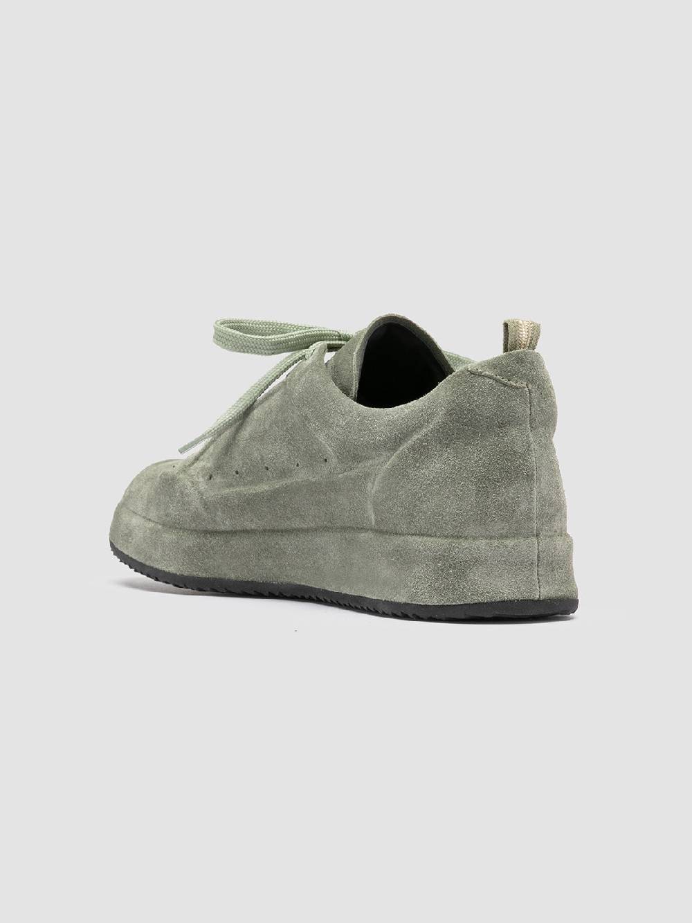 Officine Creative ACE 016 Sneaker In Pelle Scamosciata Verde