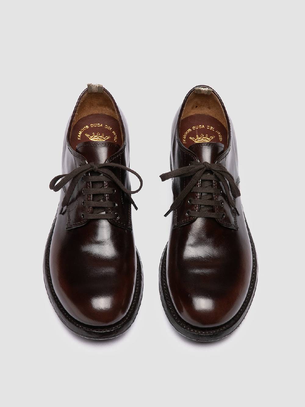 Officine Creative ADMIRAL 001 Derby In Pelle Marrone