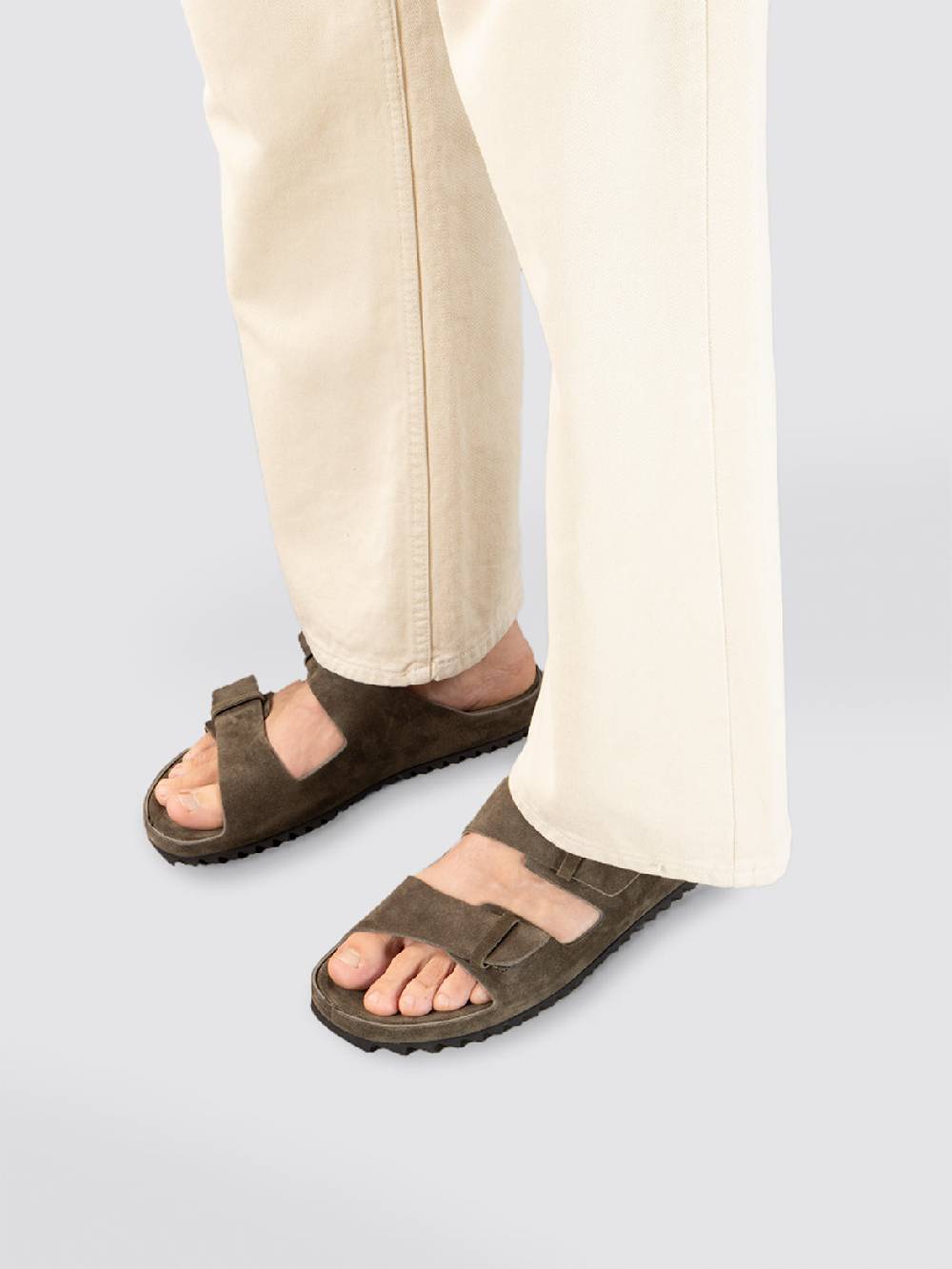 Officine Creative AGORA’ 002 Sandali In Pelle Scamosciata Marrone