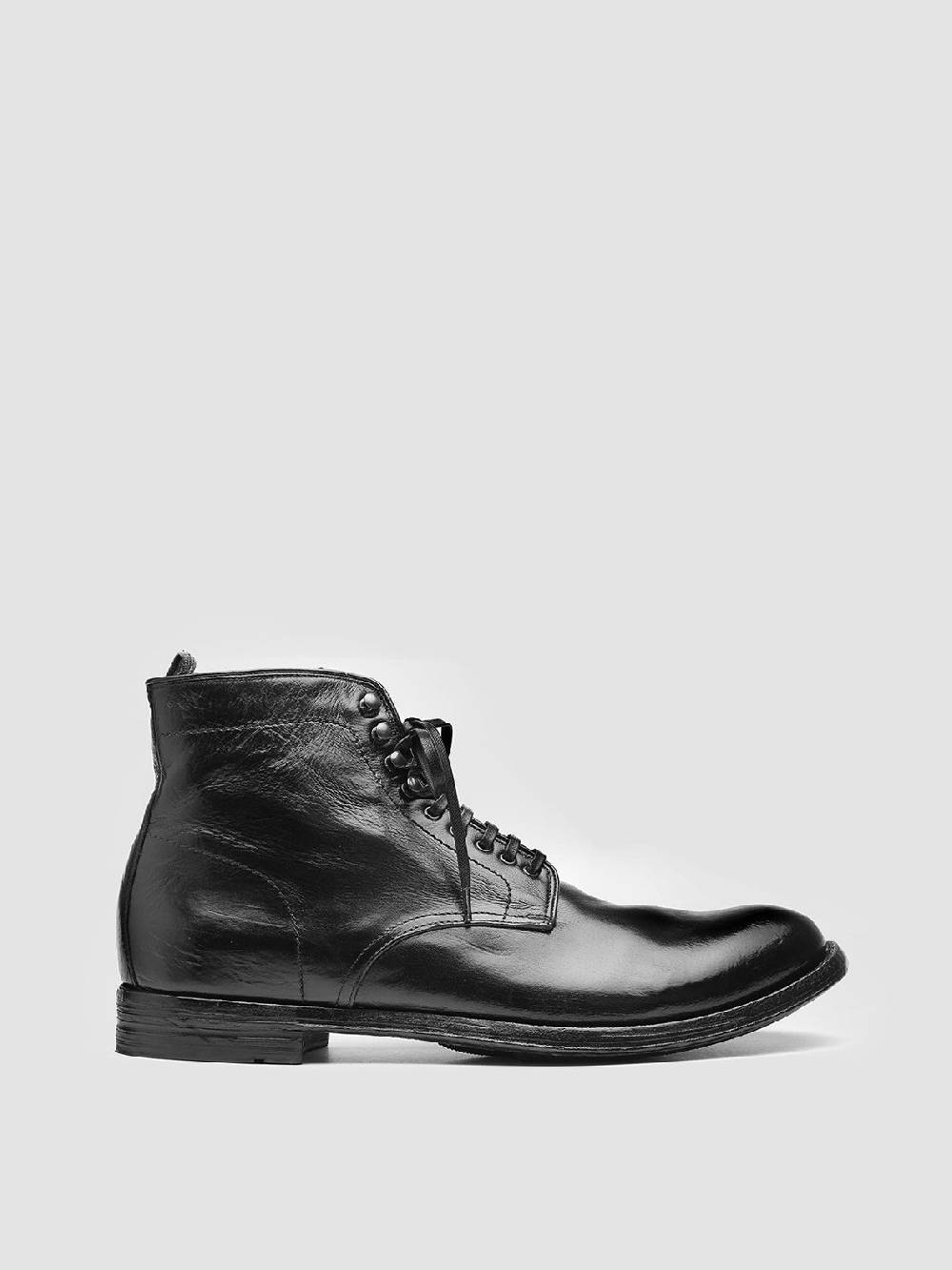 Officine Creative ANATOMIA 013 Stivaletti in Pelle Nera