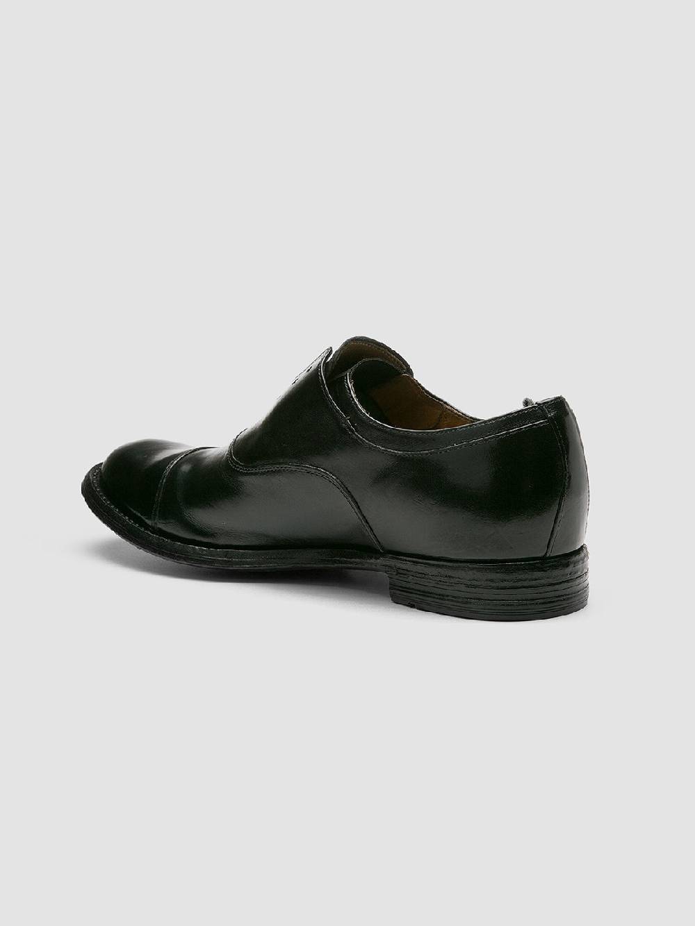 Officine Creative ANATOMIA 015 Black Leather Oxford Shoes