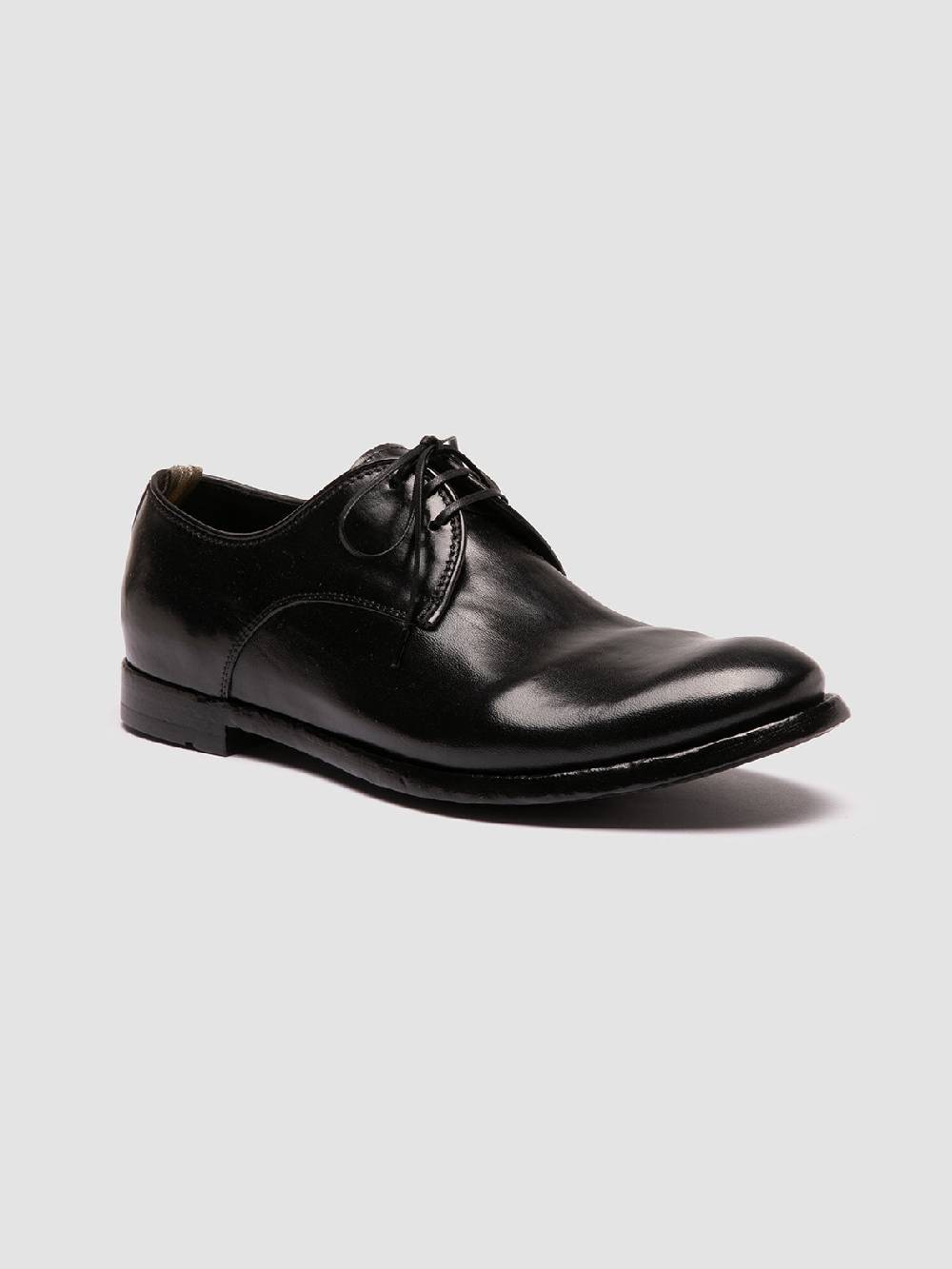 Officine Creative ANATOMIA 87 Scarpe Derby In Pelle Nera