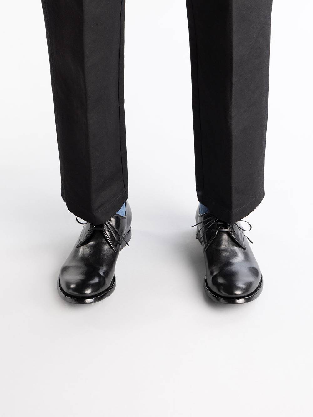 Officine Creative ANATOMIA 87 Scarpe Derby In Pelle Nera