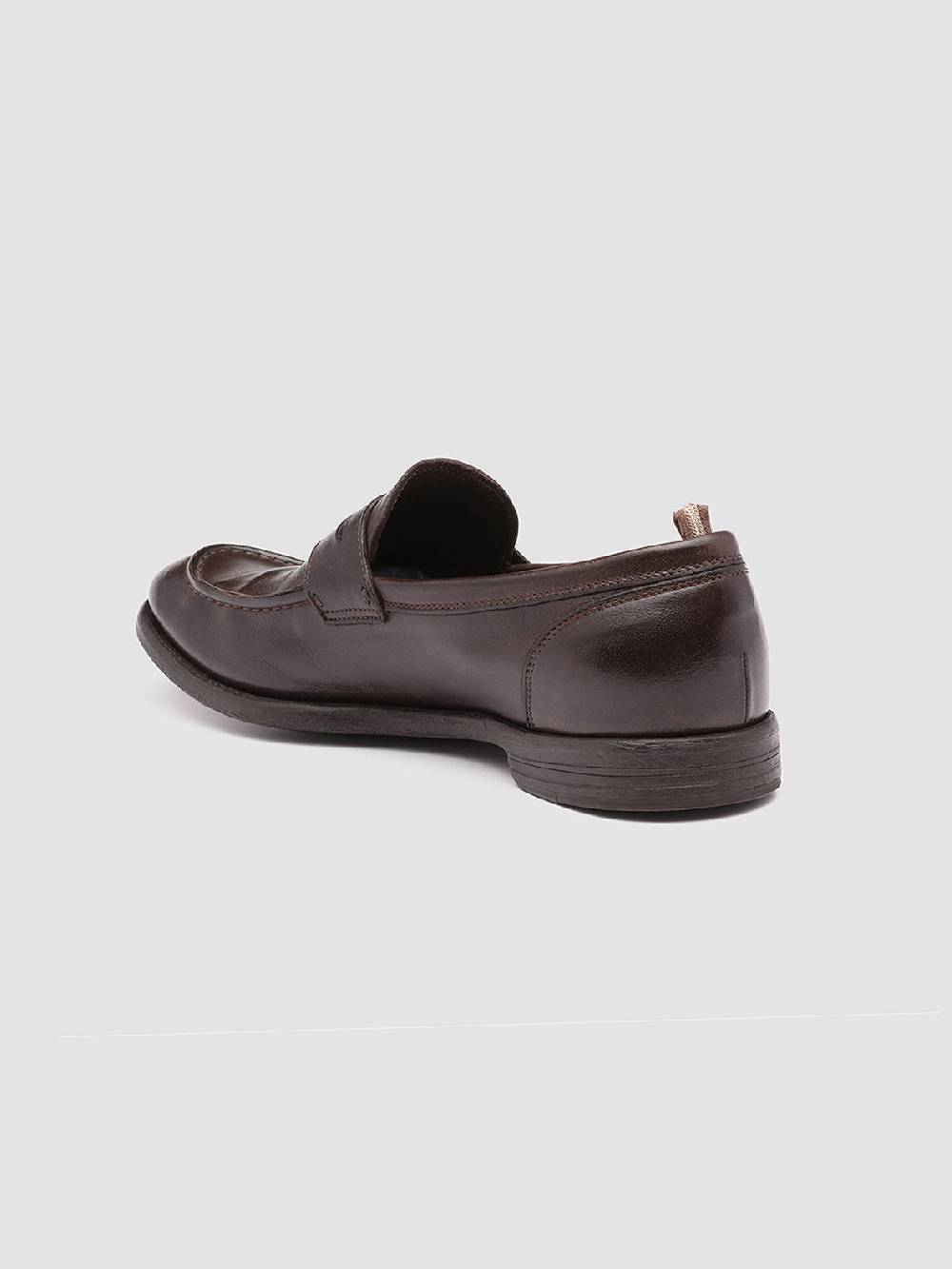 Officine Creative ARC 509 Mocassini Penny Loafer In Pelle Marrone