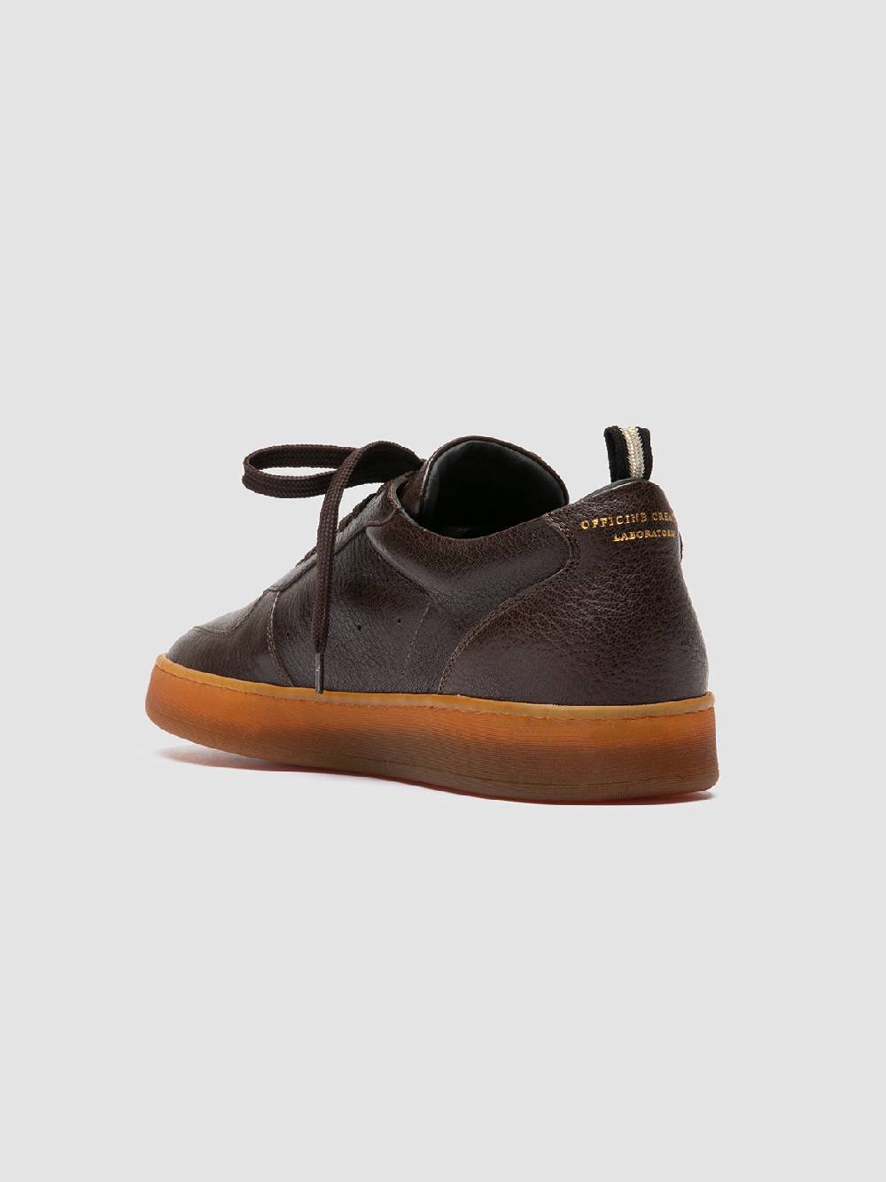 Officine Creative ASSET 001 Sneaker Basse In Pelle Marrone