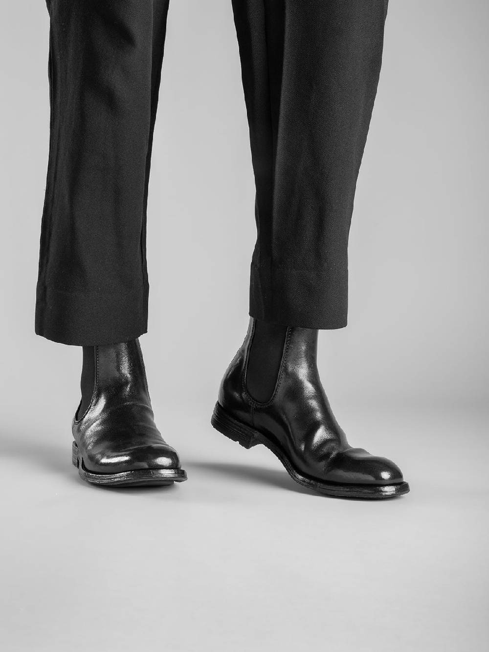 Officine Creative BALANCE 008 Stivaletti Chelsea In Pelle Marrone